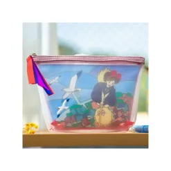 Accessoires|Maison Ghibli Pochette transparente brodée - Kiki la petite sorcière