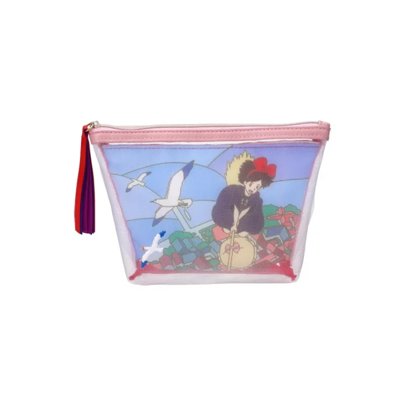 Accessoires|Maison Ghibli Pochette transparente brodée - Kiki la petite sorcière