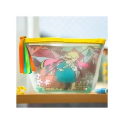 Accessoires|Maison Ghibli Pochette transparente brodée - Le Château ambulant