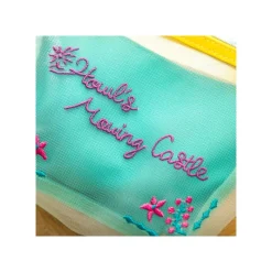 Accessoires|Maison Ghibli Pochette transparente brodée - Le Château ambulant