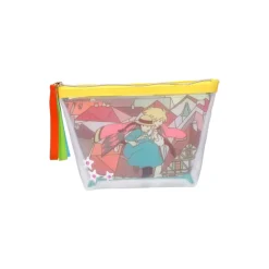 Accessoires|Maison Ghibli Pochette transparente brodée - Le Château ambulant