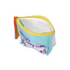 Accessoires|Maison Ghibli Pochette transparente brodée - Le Château ambulant