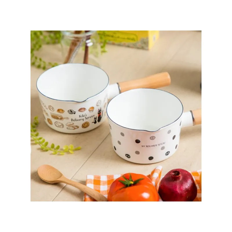 Cuisine Et Table|Maison Ghibli Poêlon émail Noiraudes - Mon Voisin Totoro