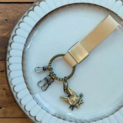 Porte-Clés|Maison Ghibli Porte Clés Cuir Jiji – Kiki la petite Sorcière