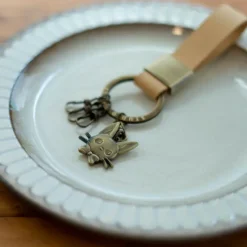 Porte-Clés|Maison Ghibli Porte Clés Cuir Jiji – Kiki la petite Sorcière