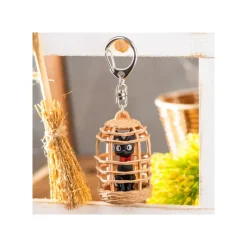 Porte-Clés|Maison Ghibli Porte-Clés Jiji en cage - Kiki la petite sorcière