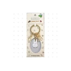 Porte-Clés|Maison Ghibli Porte-Clés Métal Totoro Blanc – Mon Voisin Totoro