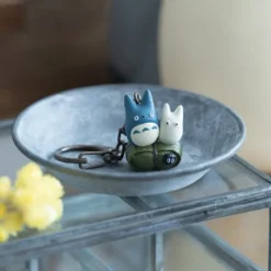 Porte-Clés|Maison Ghibli Porte-Clés Totoro Bleu et Blanc  - Mon Voisin Totoro