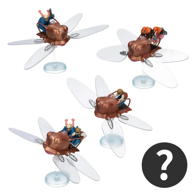 Figurines|Maison Ghibli Pose Collec Assort. de 5 Figurines Flaptter - Le Château dans le ciel
