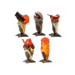 Figurines|Maison Ghibli Pose Collection Assort. de 6 Bagues Calcifer - Le Château ambulant