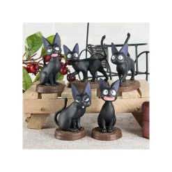 Figurines|Maison Ghibli Pose Collection Assort. de 6 Figurines Jiji – Kiki la petite sorcière