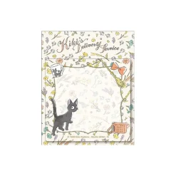 Petit Matériel|Maison Ghibli Post-it Jiji & fleurs - Kiki la petite sorcière