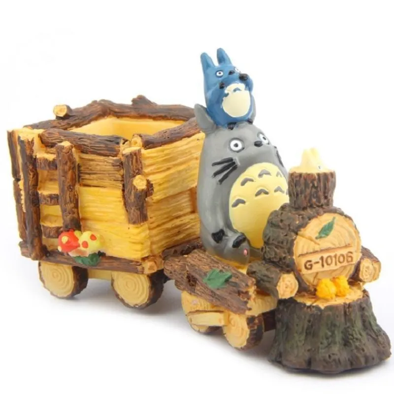 Décoration|Maison Ghibli Pot de Fleur Totoro Train - Mon Voisin Totoro