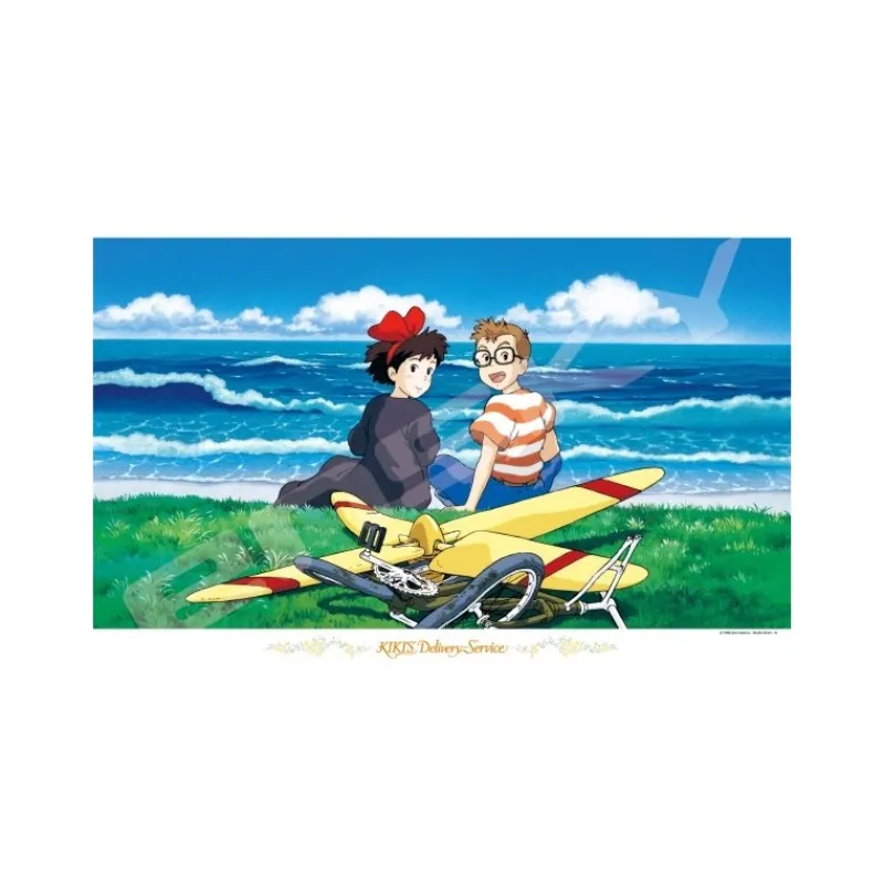 Puzzle|Maison Ghibli Puzzle 1000P Kiki à la plage - Kiki la petite sorcière