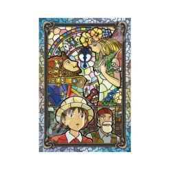 Puzzle|Maison Ghibli Puzzle Vitrail 300P Horloge de Chikyuya - Si tu tends l'oreille