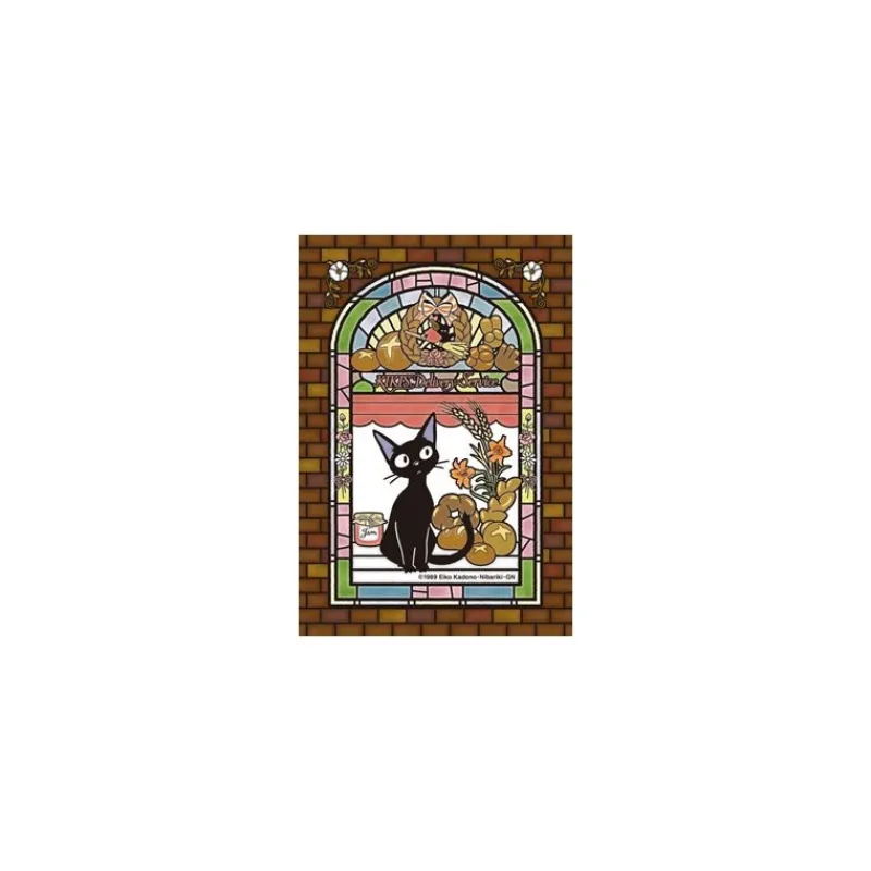 Puzzle|Maison Ghibli Puzzle Vitrail 126P Jiji Boulangerie - Kiki la petite sorcière