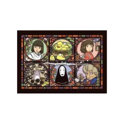 Puzzle|Maison Ghibli Puzzle Vitrail 208P No Face - Le Voyage  de Chihiro