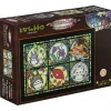 Puzzle|Maison Ghibli Puzzle Vitrail 208P Toutes les saisons - Mon Voisin Totoro