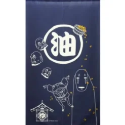 Décoration Murale|Maison Ghibli Rideaux Aburaya Bleu - Le Voyage de Chihiro