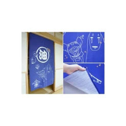 Décoration Murale|Maison Ghibli Rideaux Aburaya Bleu - Le Voyage de Chihiro