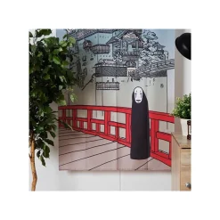 Décoration Murale|Maison Ghibli Rideaux Japonais Aburaya & No Face - Le Voyage de Chihiro