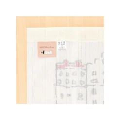 Décoration Murale|Maison Ghibli Rideaux Japonais Jiji et ses enfants - Kiki's Delivery Service