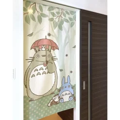 Décoration Murale|Maison Ghibli Rideaux Japonais Totoro parapluie - Mon Voisin Totoro