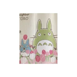 Décoration Murale|Maison Ghibli Rideaux Totoro Tulipes - Mon Voisin Totoro