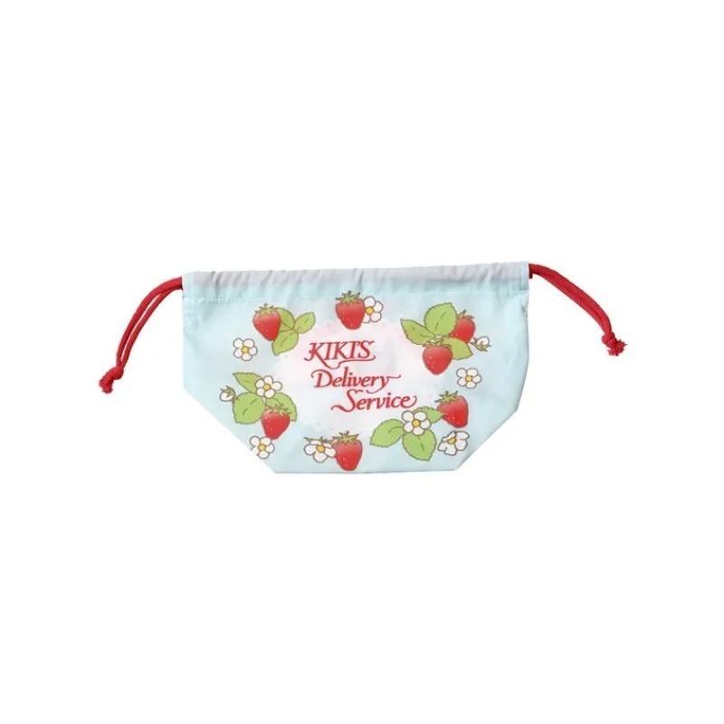 Sacs|Maison Ghibli Sacoche à Gousset Jiji Fraises 17 x 26 cm - Kiki la petite sorcière