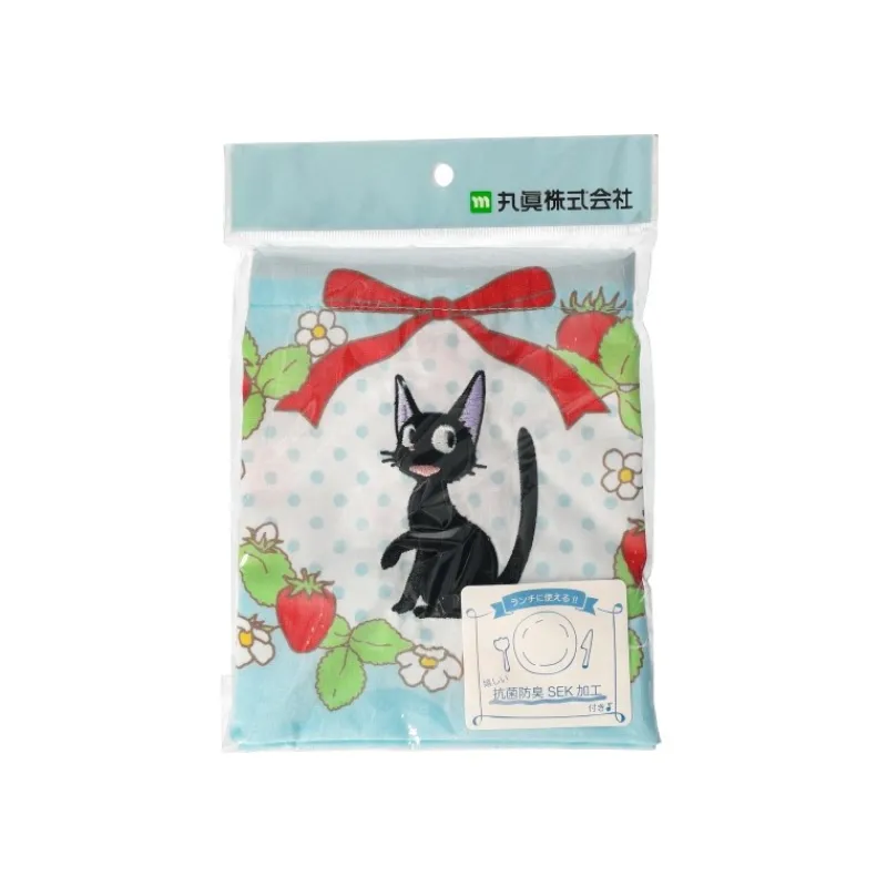 Sacs|Maison Ghibli Sacoche à Gousset Jiji Fraises 17 x 26 cm - Kiki la petite sorcière