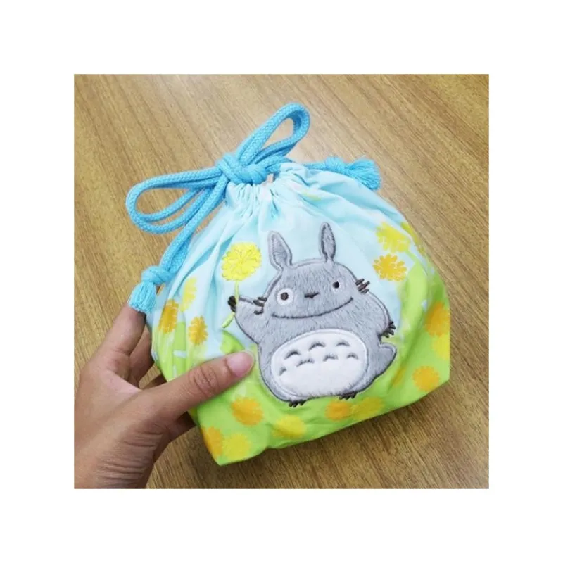 Sacs|Maison Ghibli Sacoche à Gousset Totoro Fleurs 17 x 26 cm - Mon Voisin Totoro