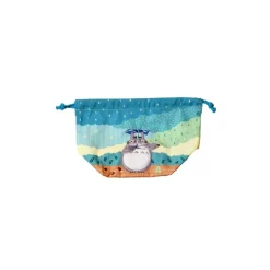 Sacs|Maison Ghibli Sacoche à Gousset Totoro sous la pluie 17 x 26 cm - Mon Voisin Totoro