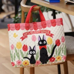 Sacs|Maison Ghibli Sacoche d'écolier Jiji Tulipes - Kiki la petite sorcière