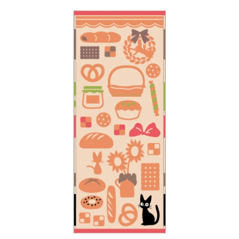 Linge De Maison|Maison Ghibli Serviette Boulangerie de Jiji 34x80 cm - Kiki la petite sorcière