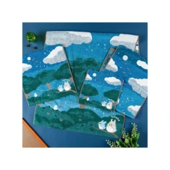 Linge De Maison|Maison Ghibli Serviette de bain Sous la lune 60 x 120 cm - Mon Voisin Totoro