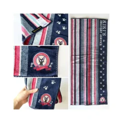 Linge De Maison|Maison Ghibli Serviette Empreintes Pattes Jiji 34x80 cm - Kiki la petite sorcière