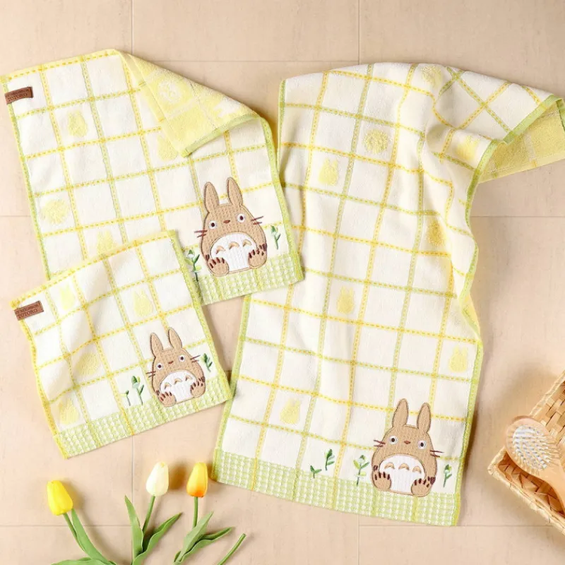 Linge De Maison|Maison Ghibli Serviette gauffrée Totoro 34x80 cm - Mon VoisinTotoro