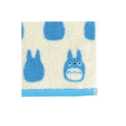 Linge De Maison|Maison Ghibli Serviette Silhouette Totoro Bleu 33x80 cm - Mon Voisin Totoro