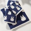 Linge De Maison|Maison Ghibli Serviette Silhouette Totoro Blanc 33x80 cm - Mon Voisin Totoro