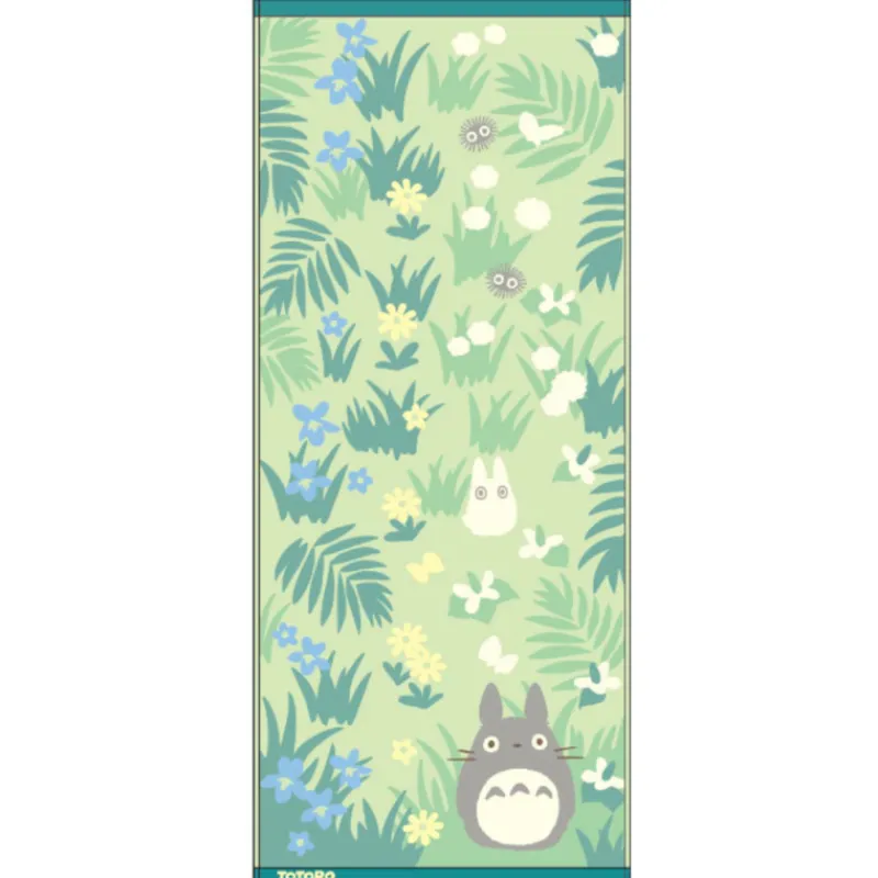 Linge De Maison|Maison Ghibli Serviette Totoro & Papillon 34x80 cm - Mon Voisin Totoro