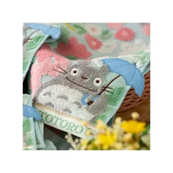Linge De Maison|Maison Ghibli Serviette Totoro Champs de Fleurs 34x80 cm - Mon Voisin Totoro