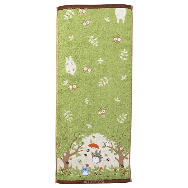 Linge De Maison|Maison Ghibli Serviette Totoro Dans le Bosquet 34x80 cm - Mon Voisin Totoro