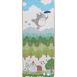 Linge De Maison|Maison Ghibli Serviette Totoro dans le ciel 34x80 cm - Mon Voisin Totoro