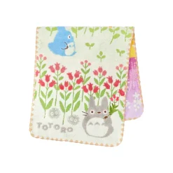Linge De Maison|Maison Ghibli Serviette Totoro Fleurs Sauvages 34x80 cm - Mon Voisin Totoro