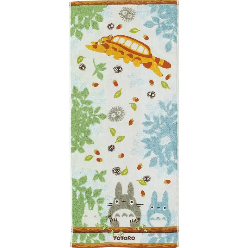 Linge De Maison|Maison Ghibli Serviette Totoro Sur une branche 34x80 cm - Mon Voisin Totoro