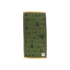 Linge De Maison|Maison Ghibli Serviette Vert Automne 34x80 cm - Mon Voisin Totoro