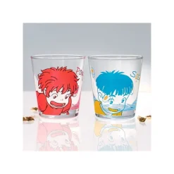 Cuisine Et Table|Maison Ghibli Set 2 Verres Ponyo & Sosuke - Ponyo sur la falaise