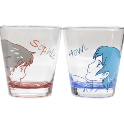Cuisine Et Table|Maison Ghibli Set 2 Verres Sophie & Howl - Le Château ambulant