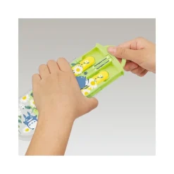 Cuisine Et Table|Maison Ghibli Set Baguettes Cuillère Fourchette Totoro Bleu Marguerites - Mon Voisi