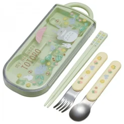 Cuisine Et Table|Maison Ghibli Set Baguettes Cuillère Fourchette Totoro Parapluie - Mon Voisin Totor